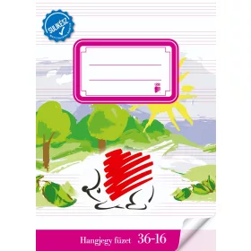 FÜZET A/5 SÜNI SULIKÉSZ 36-16 HANGJEGY
