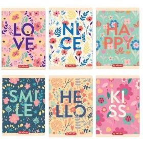 FÜZET HERLITZ A/5 UV ROMANTIC LINE 21-60 VONALAS