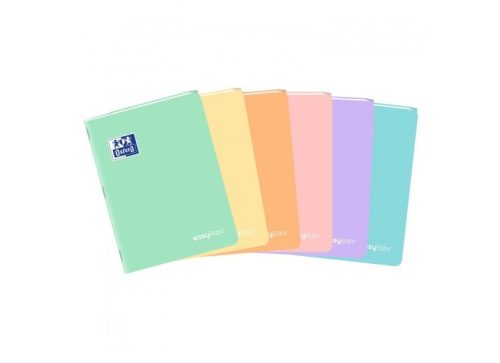 Füzet Oxford Easybook pastel PP A4/60 lap kockás