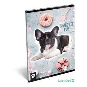 FÜZET A/5 LIZZY KISBAGOLY 21-32 VONALAS 4-8.OSZT. SWEETIE PUP