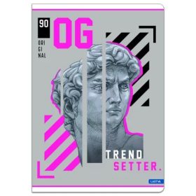 FÜZET A/4 LASTVA 52 LAPOS 4 MARGÓS VONALAS TREND