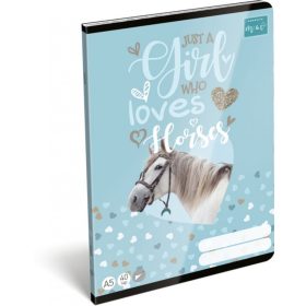 FÜZET LIZZY A/5 NÁNÁSIÉK MICI HORSES 21-32 VONALAS 4-8.O.