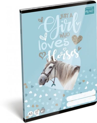 FÜZET LIZZY A/5 NÁNÁSIÉK MICI HORSES 21-32 VONALAS 4-8.O.