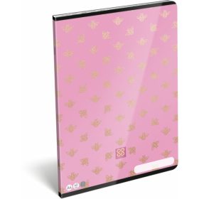 FÜZET A/4 LIZZY 87-32 KOCKÁS PINK BEE 23060770