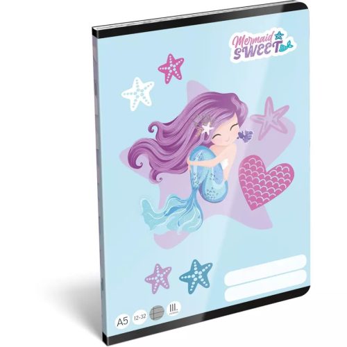 FÜZET A/5 LIZZY 12-32 3. OSZTÁLYOS MERMAID SWEET 24144401