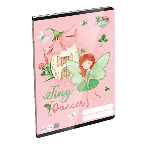 FÜZET A/5 LIZZY 21-32 VONALAS 4-8.OSZT. FAIRY BALLERINA DANCE 24145114
