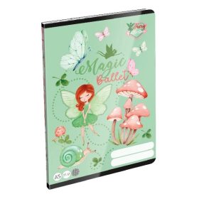 FÜZET A/5 LIZZY 27-32 KOCKÁS FAIRY BALLERINA DANCE 24146214