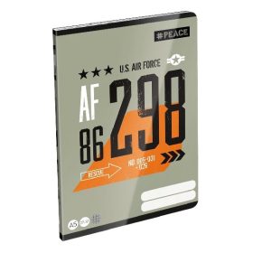 FÜZET A/5 LIZZY 27-32 KOCKÁS #PEACE AIR 24146710