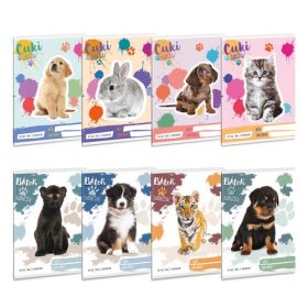 FÜZET A/5 MINTÁS ARS UNA 14-32 CUKI ÁLLATOK MIX 1. OSZTÁLY