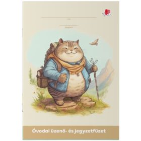 ÜZENŐ ÉS JEGYZETFÜZET ICO SÜNI A/5 ÓVODAI ÉS BÖLCSÖDEI CICA