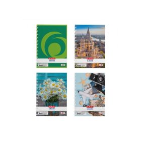 SPIRÁLFÜZET A/5 HERLITZ SIMA MINTÁS 09542853