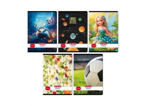 ÜZENŐFÜZET A/5 HERLITZ 32 LAPOS MIX
