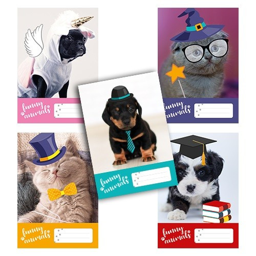 FÜZET A/5 PD 20-32 FUNNY ANIMALS