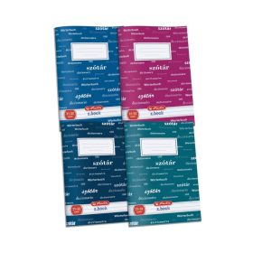   FÜZET HERLITZ A/5 31-32 SZÓTÁR  MINTÁS DESING 09088402,400200797