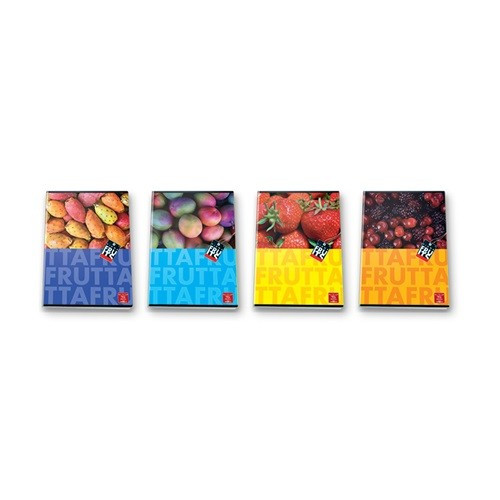 FÜZET A/5 PIGNA 27-42 KOCKÁS FRUITS