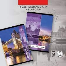 FÜZET A/5 3D DESIGN 48 LAPOS