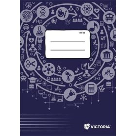 FÜZET A/4 VICTORIA CIRCLE 81-32 KOCKÁS