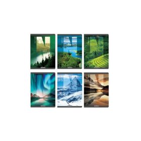 FÜZET HERLITZ A/5 80 LAPOS NATURE KOCKÁS