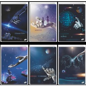 FÜZET ELISA ROBOTOK A/5 40 LAPOS VONALAS