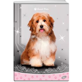   FÜZET ELISA ÁLLATKÖLYKÖK "SWEET PEPS"  A/4 40 LAPOS VONALAS