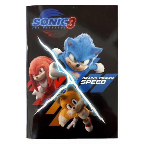 FÜZET SONIC A SÜNDISZNÓ HYPE MAN 40 LAPOS VONALAS B/5