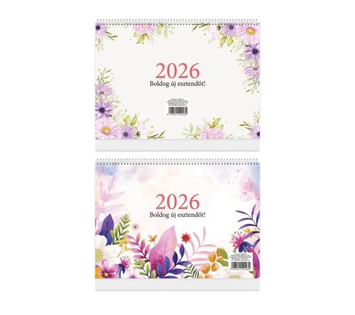 NAPTÁR FÉLÓRÁS + HÁT A/4 2026 HERLITZ