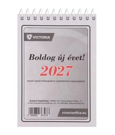 NAPTÁRTÖMB TA 21-ES VICTZORIA 2027