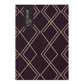 HATÁRIDŐNAPLÓ PERIOD CHARME A/5 NAPI PURPLE PAPÍR 2027