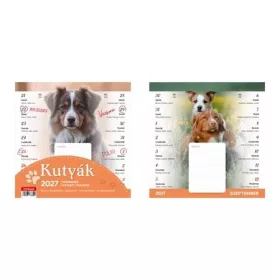 NAPTÁR, FALI, MÁGNESES, KÉTHETI, TOPTIMER, KUTYÁK