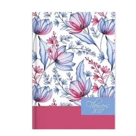 HATÁRIDŐNAPLÓ PERIOD FLOWERS A/5 NAPI BLUE PAPÍR 2027