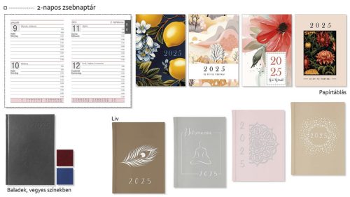 ZSEBNAPTÁR 2 NAPOS ALISCA