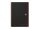 Spirálfüzet Oxford Black n Red PP fedlapos A/4 70 lap vonalas, gumis,