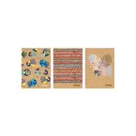 BEÍRÓKÖNYV HERLITZ A/6 96 LAPOS NATÚR MINTÁS KOCKÁS