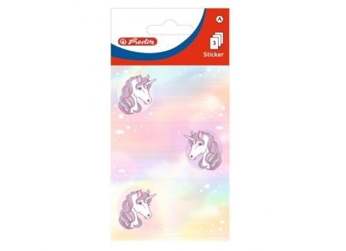 FÜZETCÍMKE HERLITZ UNICORN 3ÍV/CSG