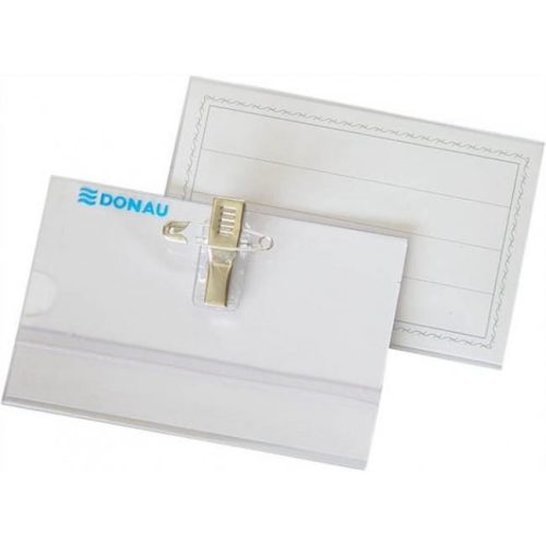 NÉVKITŰZŐ DONAU 8348 CSIPTETŐVEL ÉS TŰVEL 88X54MM