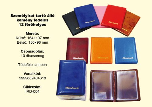 SZEMÉLYÍRATOK 12 FÉRŐHELY ÁLLÓ KEMÉNY FEDELES