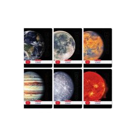 FÜZET A/4 HERLITZ GALACTIC 87-32 KOCKÁS