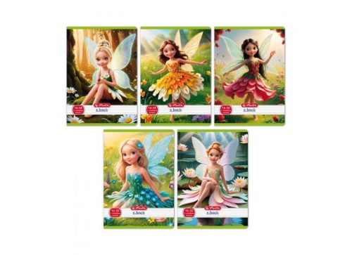 FÜZET A/5 HERLITZ FLOWER FAIRY 16-32 2.OZSTÁLY