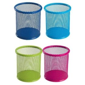 ÍRÓSZERTARTÓ DELI 9153 KEREK FÉMHÁLÓS ÉLÉNK SZÍNEK