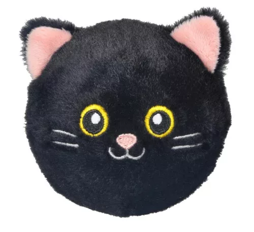 PLÜSS LABDA GIFTY "FRIENDS HOP" FEKETE MACSKA