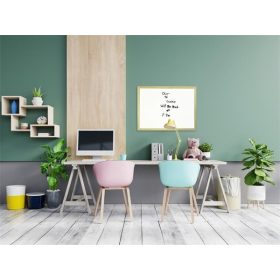 FEHÉRTÁBLA 40X60 MÁGNESES FAKERETES VICTORIA