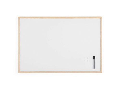 FEHÉRTÁBLA 60X90 FA KERET VICTORIA  MÁGNESES