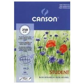 AKVAREL BLOKK 30X40 CANSON 10 IV/250 GR.