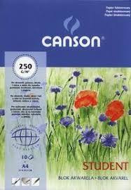 AKVAREL BLOKK 30X40 CANSON 10 IV/250 GR.
