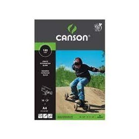 FOTÓKARTON A/3 CANSON 180GR FEKETE 10DB/CSG