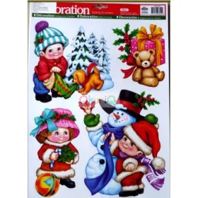 ABLAKFÓLIA KARÁCSONYI A/3 NAGY