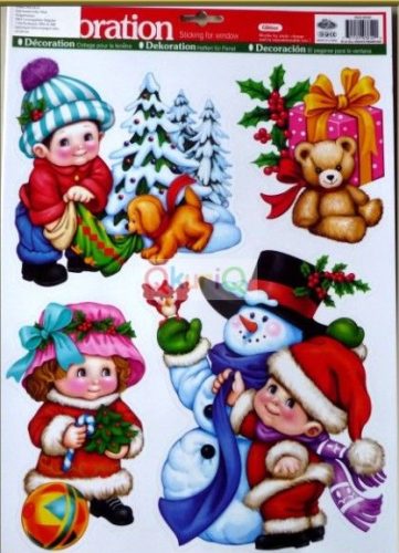 ABLAKFÓLIA KARÁCSONYI A/3 NAGY