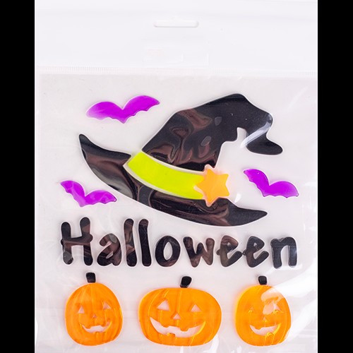 ABLAKZSELÉ HALLOWEEN 312848BOSZI KALAP ÉS TÖK