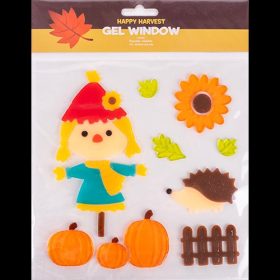 ABLAKZSELÉ ŐSZI MINTÁK 312853 MADÁRIJESZTŐ SÜNI ÉS TÖK