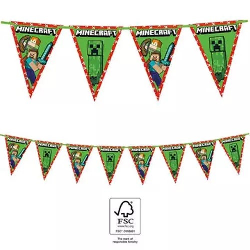 GIRLAND GREEN MINECRAFT 2,3M